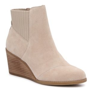 TOM’S SADIE WEDGE BOOTIE - WOMEN'S 6.5 NWT